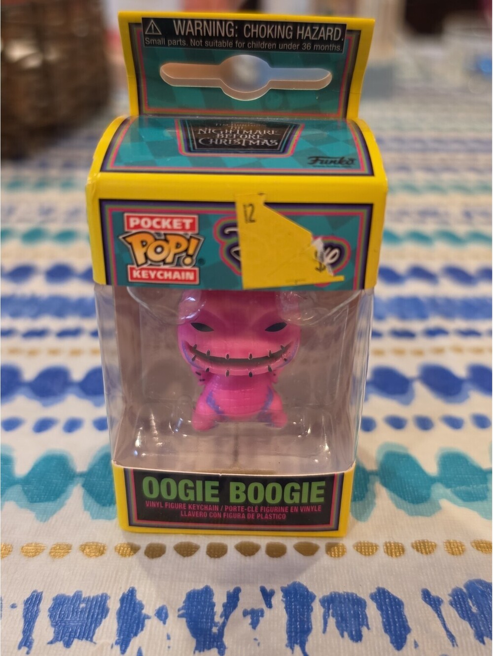 The Nightmare Before Christmas Oogie Boogie Blacklight Pocket Po! KeyChain FUNKO
